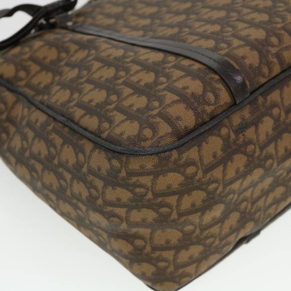 Christian Dior Trotter Canvas Shoulder Bag Brown 02-BO-0076 Auth 39695 - Picture 11 of 16
